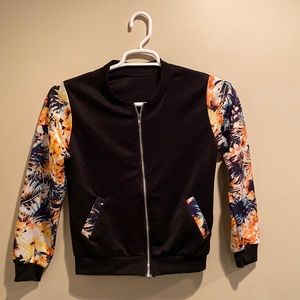 Floral jacket womens